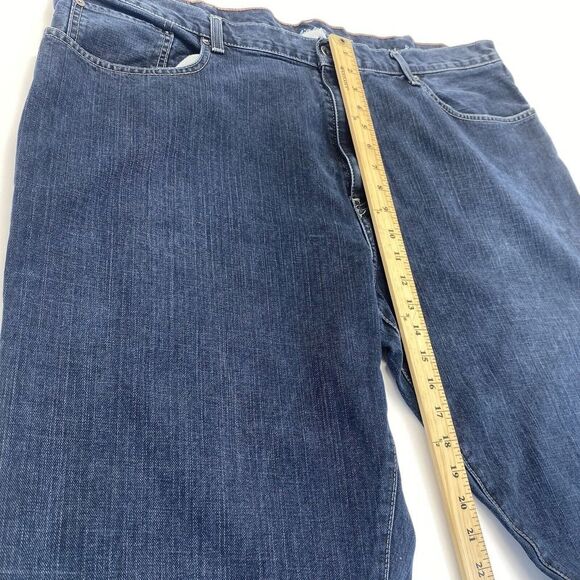 Eddie Bauer Men’s T44X34 Denim Jeans Blue Relaxed Fit Medium Wash 100% Cotton - Picture 5 of 16